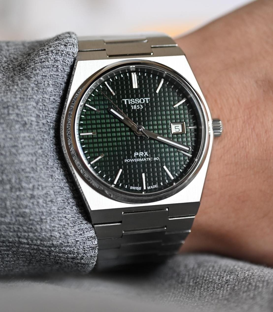 Tisso_t Watch Green  7844