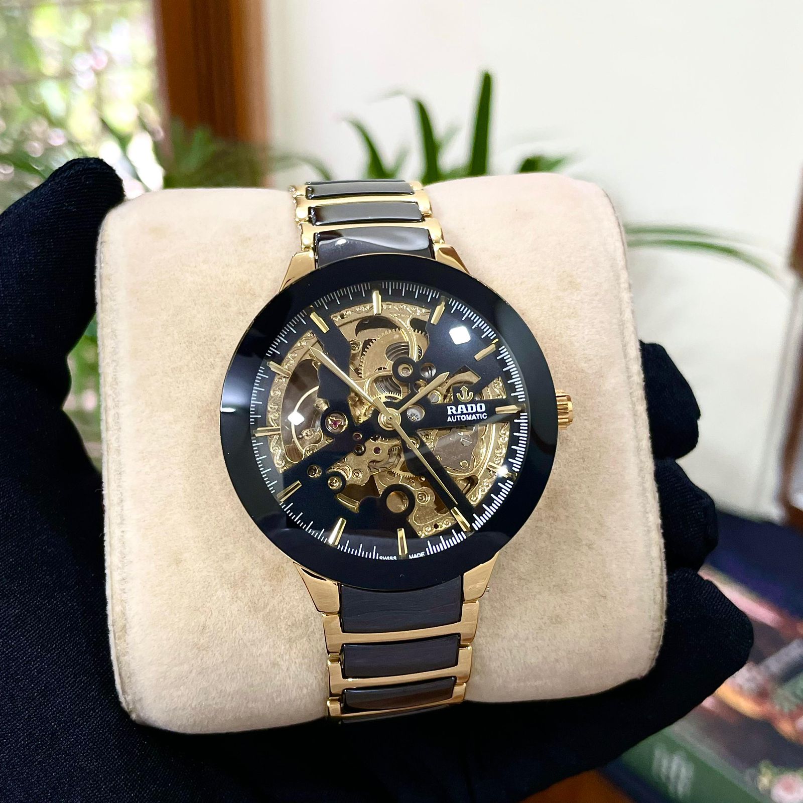 Ra_do Golden Black watch 8211