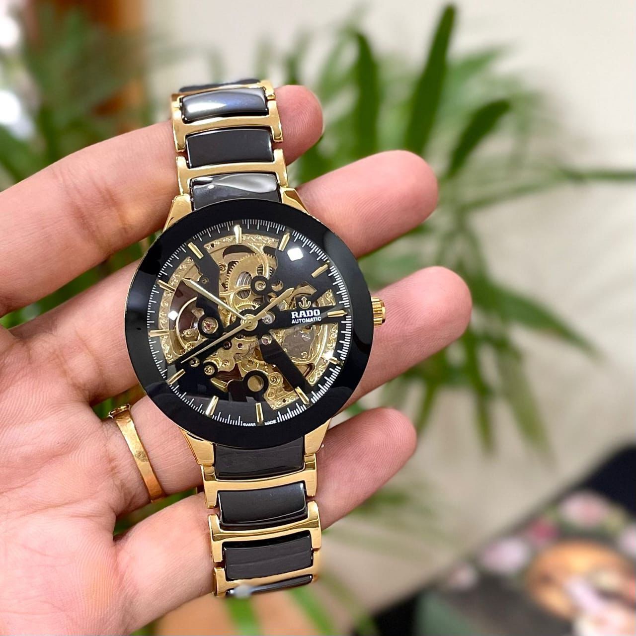 Ra_do Golden Black watch 8211
